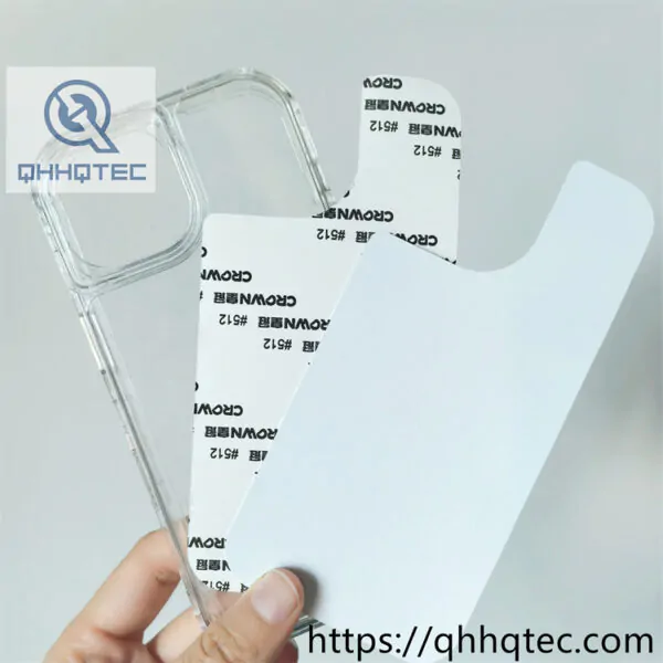 3 in 1 sublimation printing transparent case