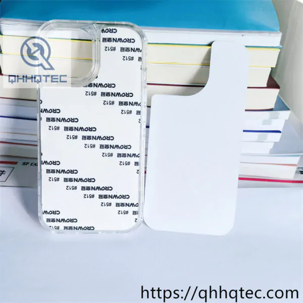 3 in 1 sublimation printing transparent case