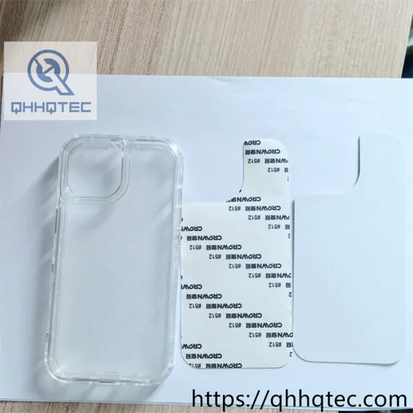 3 in 1 sublimation printing transparent case