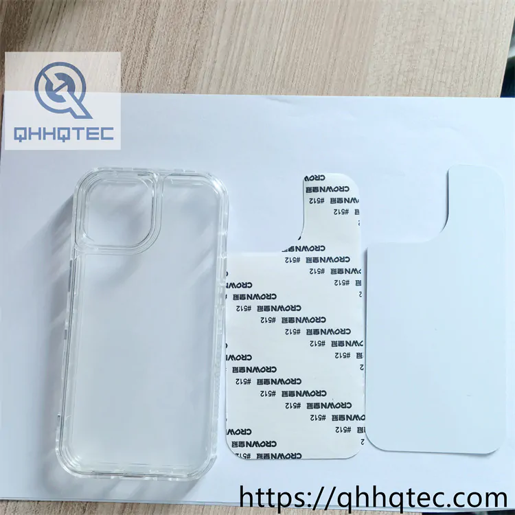 3 in 1 sublimation printing transparent case