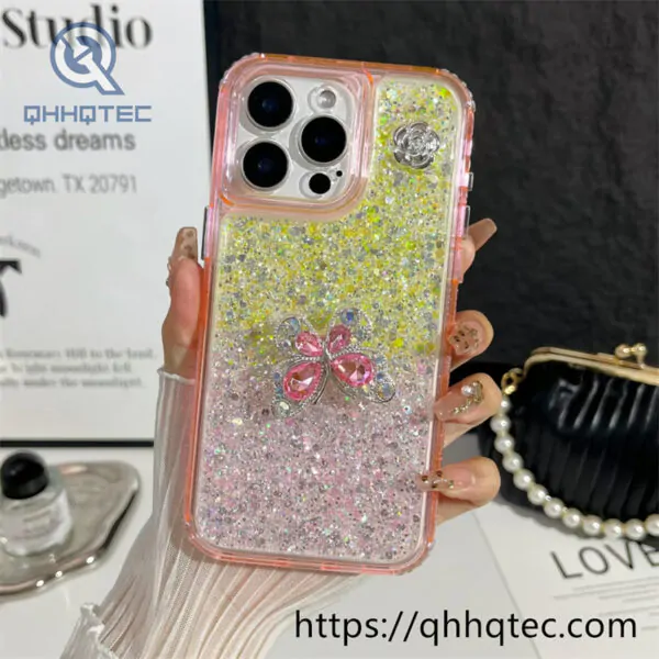 3 in 1 elegant style flowers 360 protect case (复制)