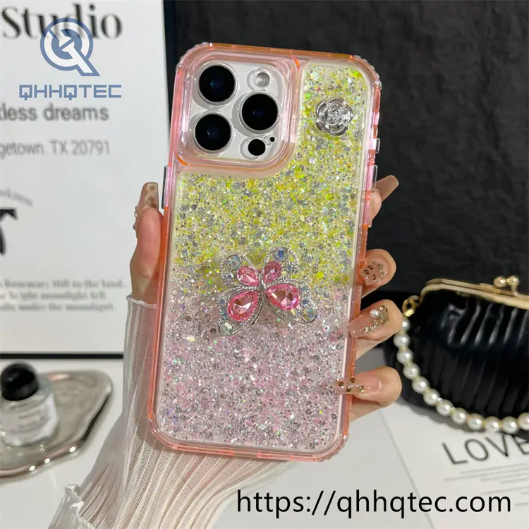 3 in 1 elegant style flowers 360 protect case (复制)