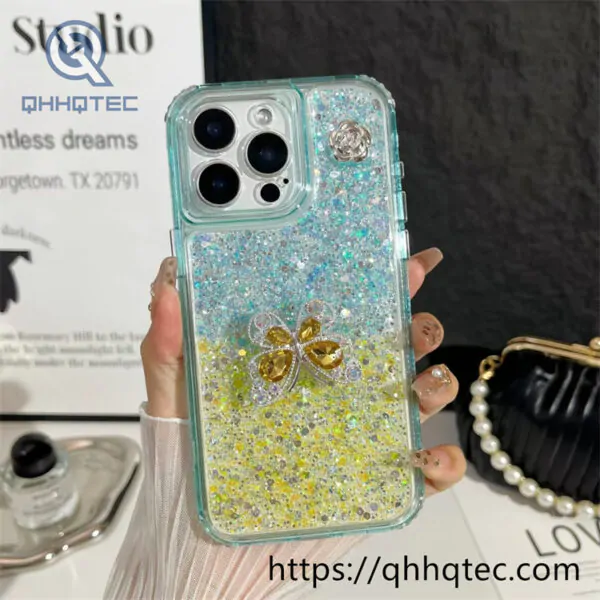 3 in 1 elegant style flowers 360 protect case (复制)