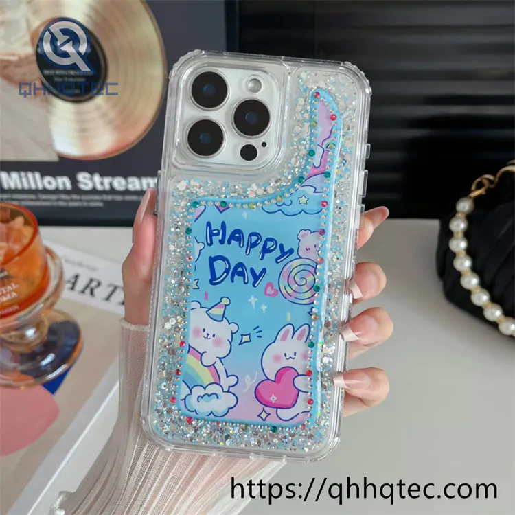 flowers diamonds decoration phone case (复制)