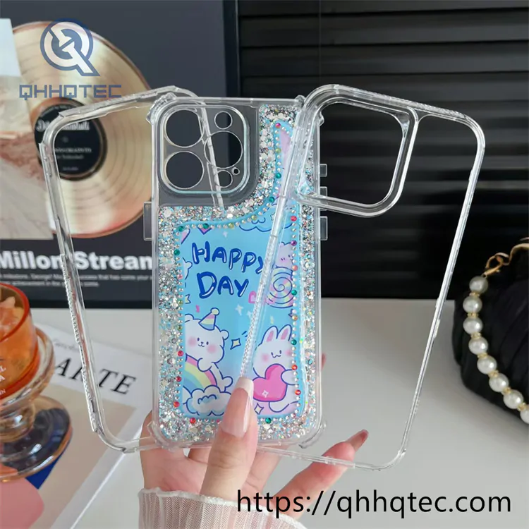 flowers diamonds decoration phone case (复制)