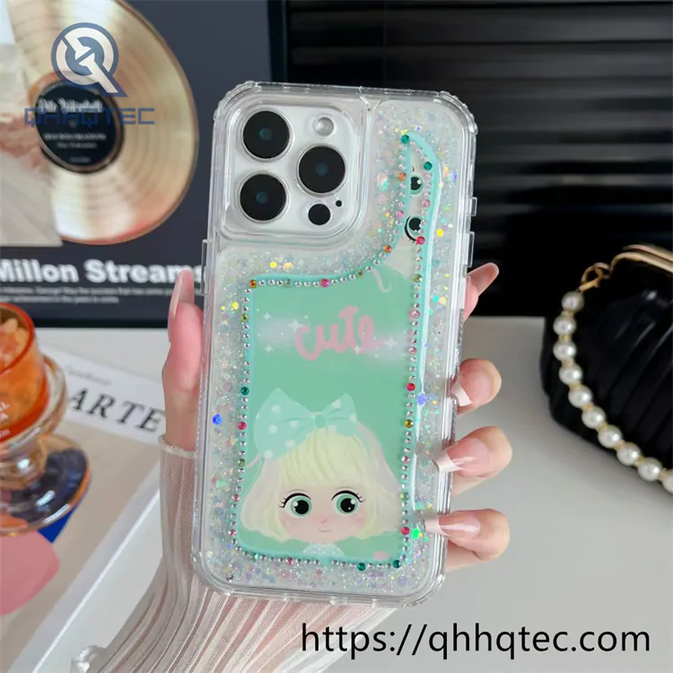 flowers diamonds decoration phone case (复制)