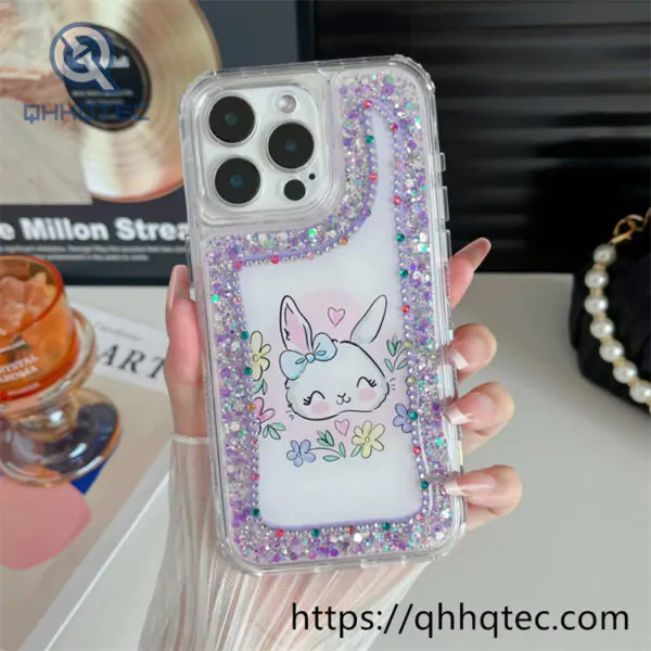 flowers diamonds decoration phone case (复制)