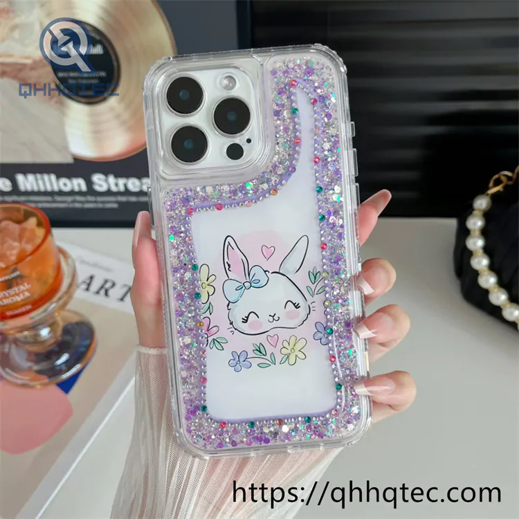flowers diamonds decoration phone case (复制)