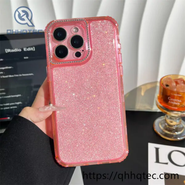 shiny full glitter 3 in 1 case diamond camera
