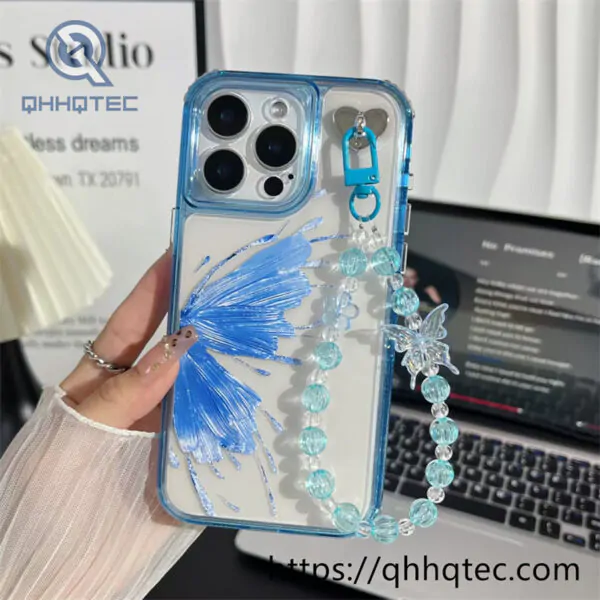 colorful starry sky butterfly 3 in 1 360 protect case (复制)