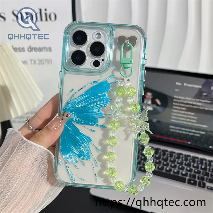 colorful starry sky butterfly 3 in 1 360 protect case (复制)