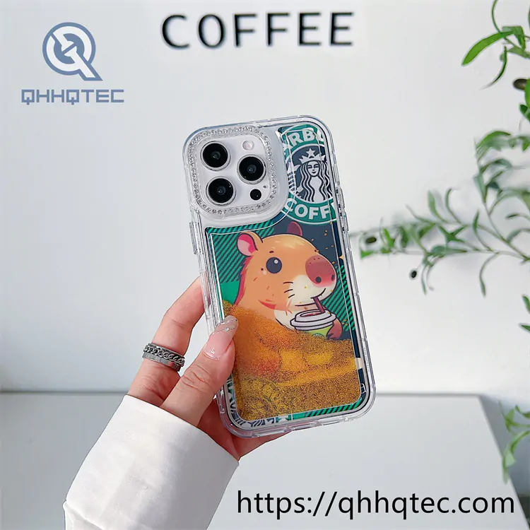 capybara bubble quicksand new phone case