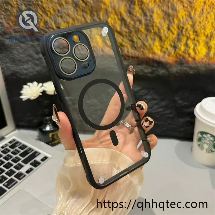 magsafe transparent phone 360 protect case