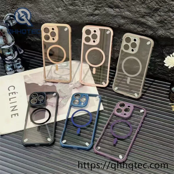 magsafe transparent phone 360 protect case