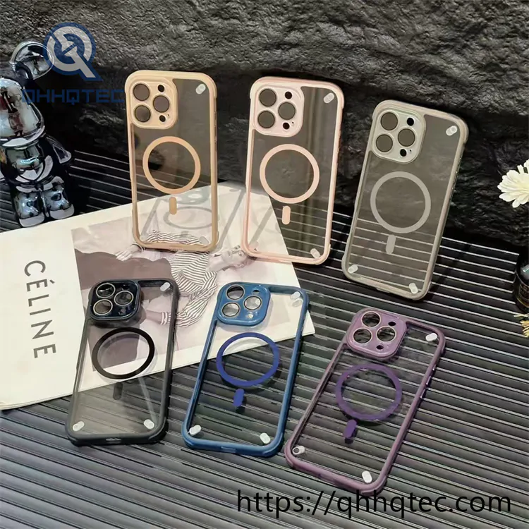 magsafe transparent phone 360 protect case