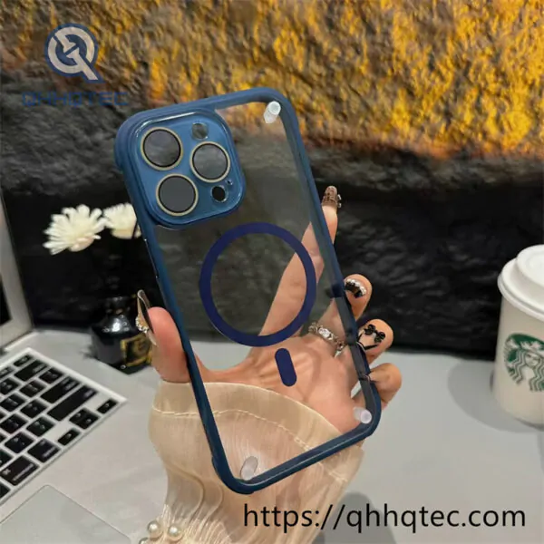 magsafe transparent phone 360 protect case