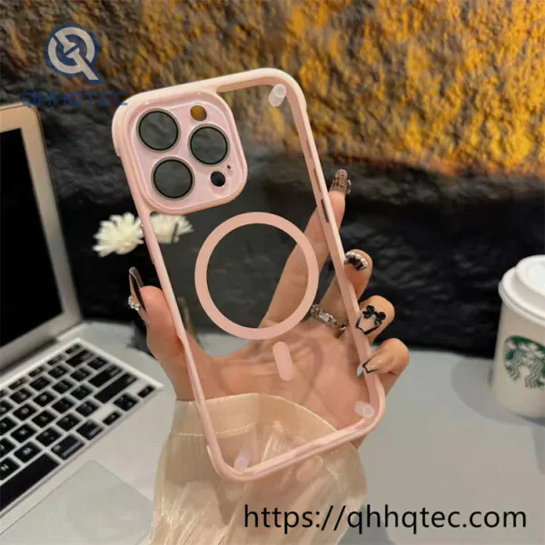 magsafe transparent phone 360 protect case