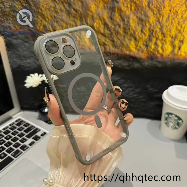 magsafe transparent phone 360 protect case