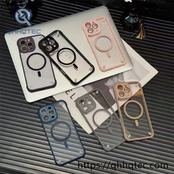 magsafe transparent phone 360 protect case