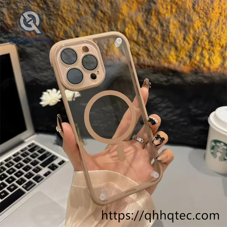 magsafe transparent phone 360 protect case