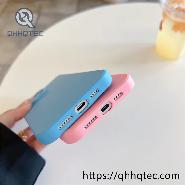 2.0tpu imitation original solid color mobile phone case