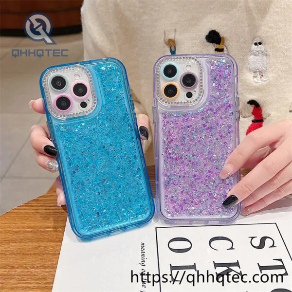 dripping full sequin glitter case diamonds