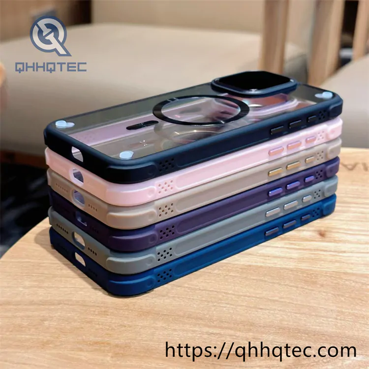 metal lens high transparent cd magsafe case