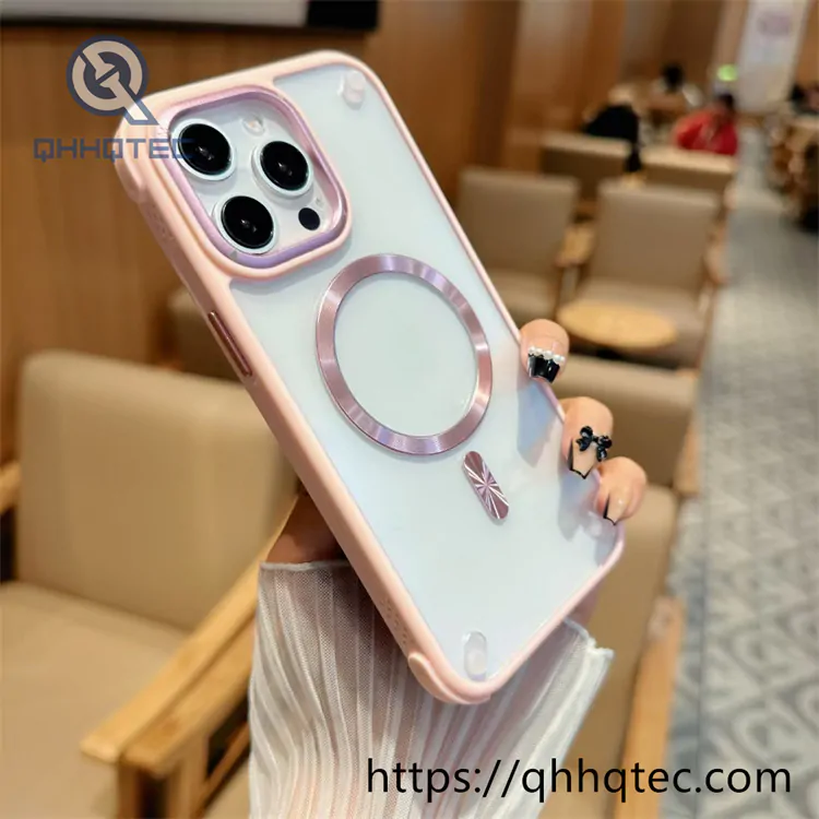 metal lens high transparent cd magsafe case
