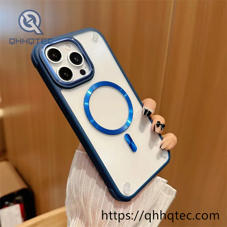 metal lens high transparent cd magsafe case