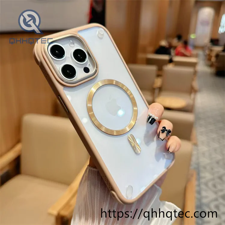 metal lens high transparent cd magsafe case