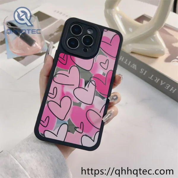 painted pattern 2 in 1 phone case