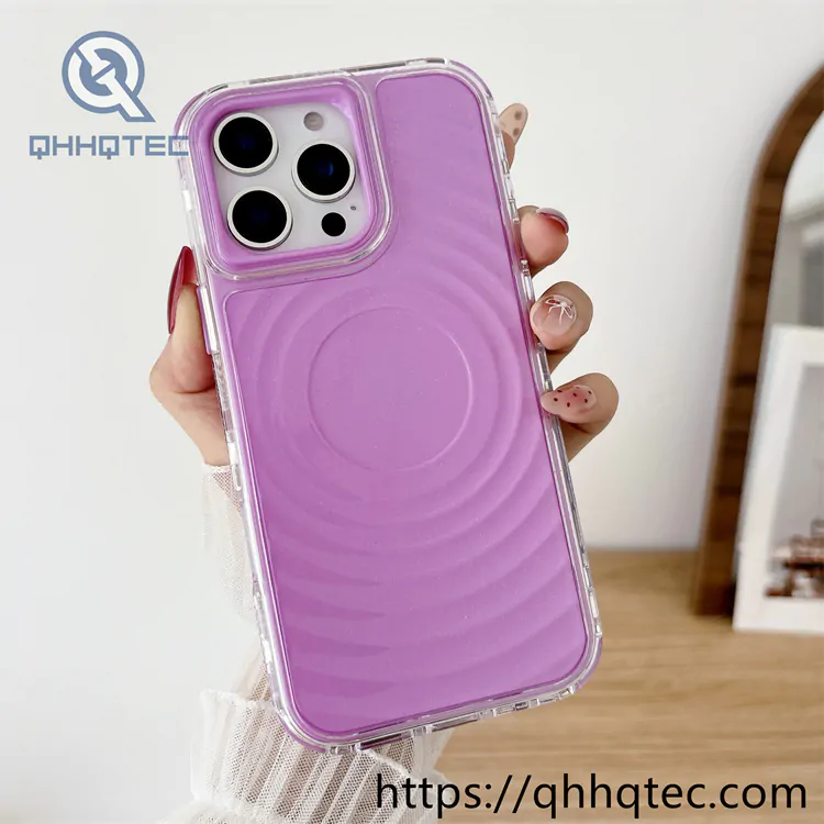 varnish spray color pc material three in one mobile phone case