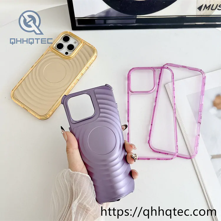 corrugated metal paint spray color pc material mobile phone case