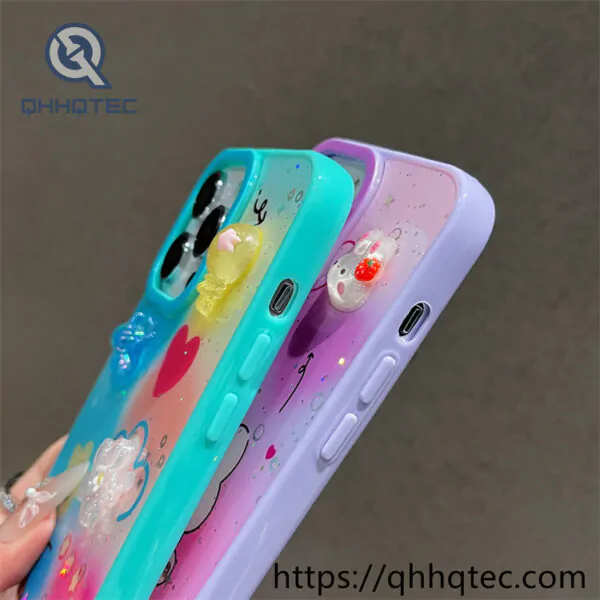 rendering color bear phone 2 in 1 case