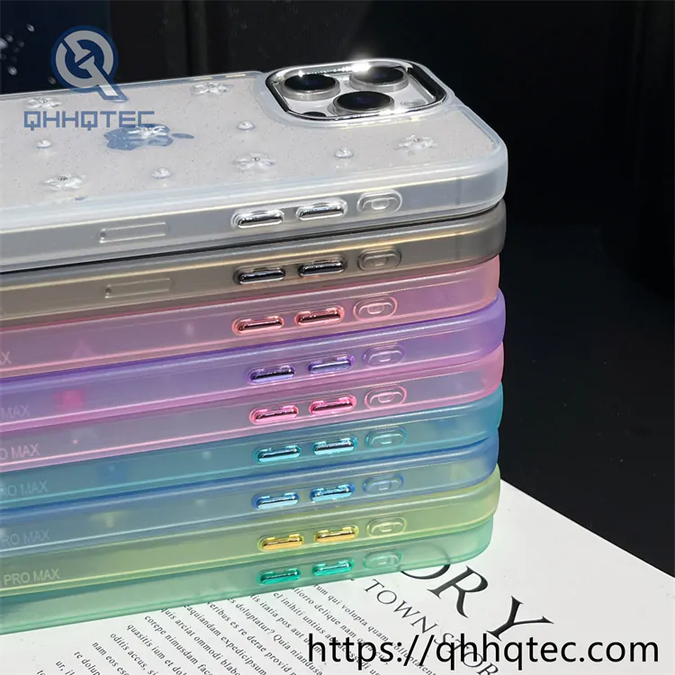 pearl love 2 in 1 full glitter phone case (复制)