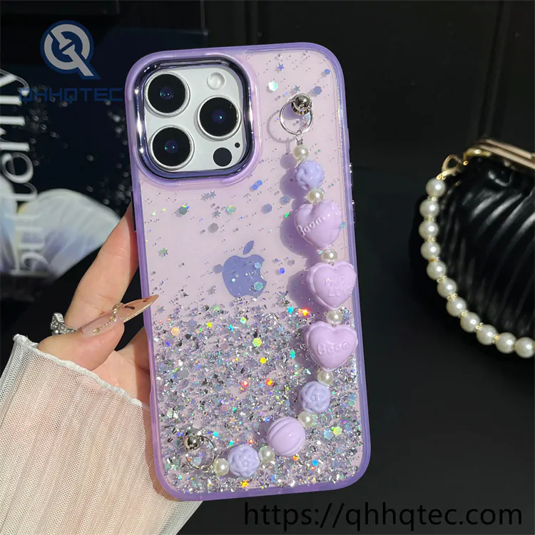 sequins gradient transparent 2 in 1 case (复制)