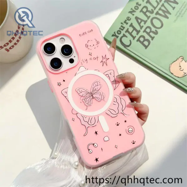 cute animal cartoon 2 in 1 magsafe case