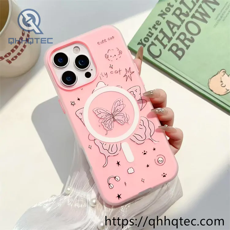cute animal cartoon 2 in 1 magsafe case