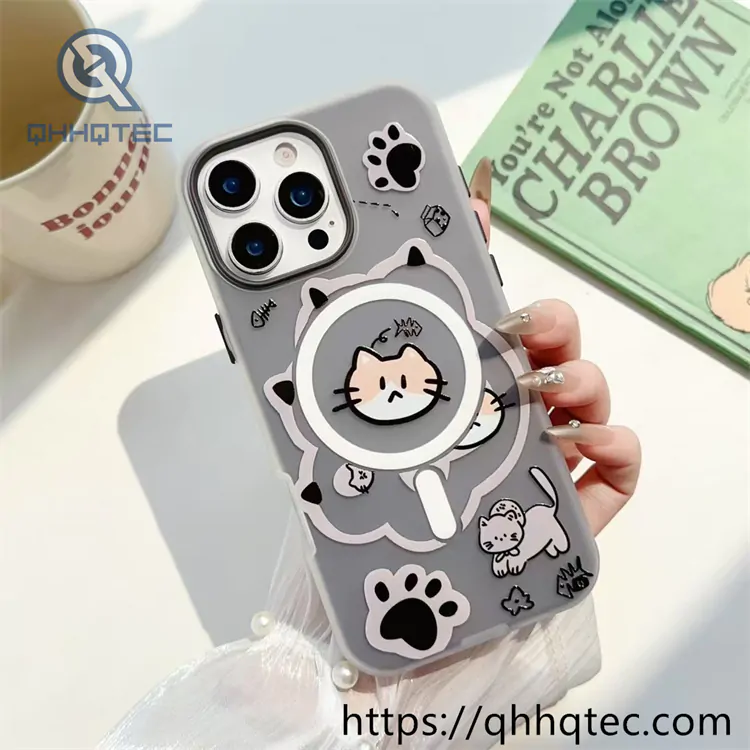 cute animal cartoon 2 in 1 magsafe case