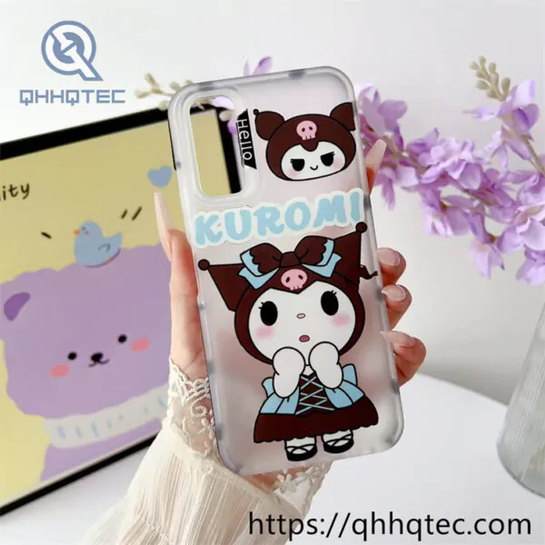 cartoon kitty transparent 2 in 1 magnetic case (复制)
