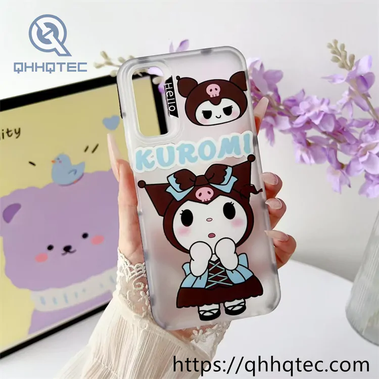 cartoon kitty transparent 2 in 1 magnetic case (复制)