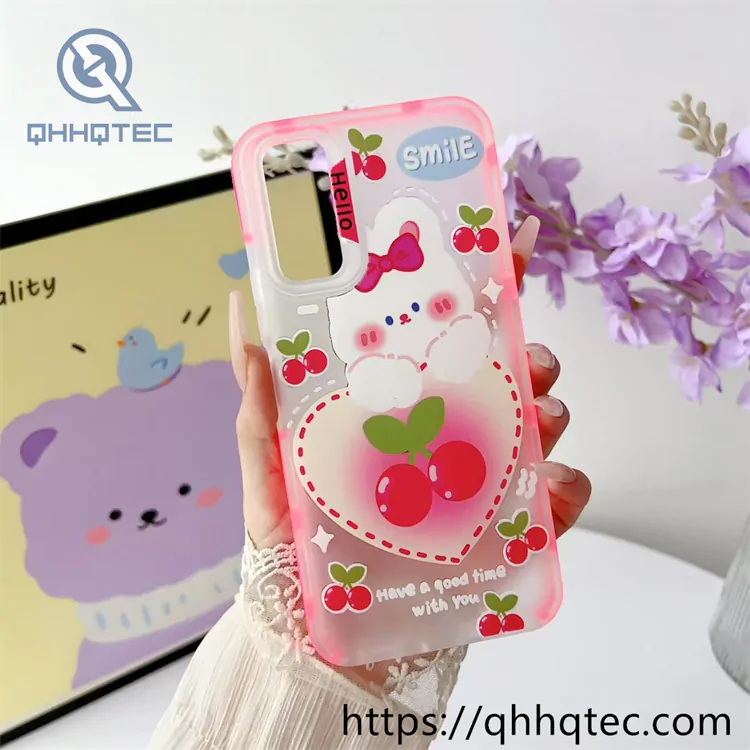 cartoon kitty transparent 2 in 1 magnetic case (复制)