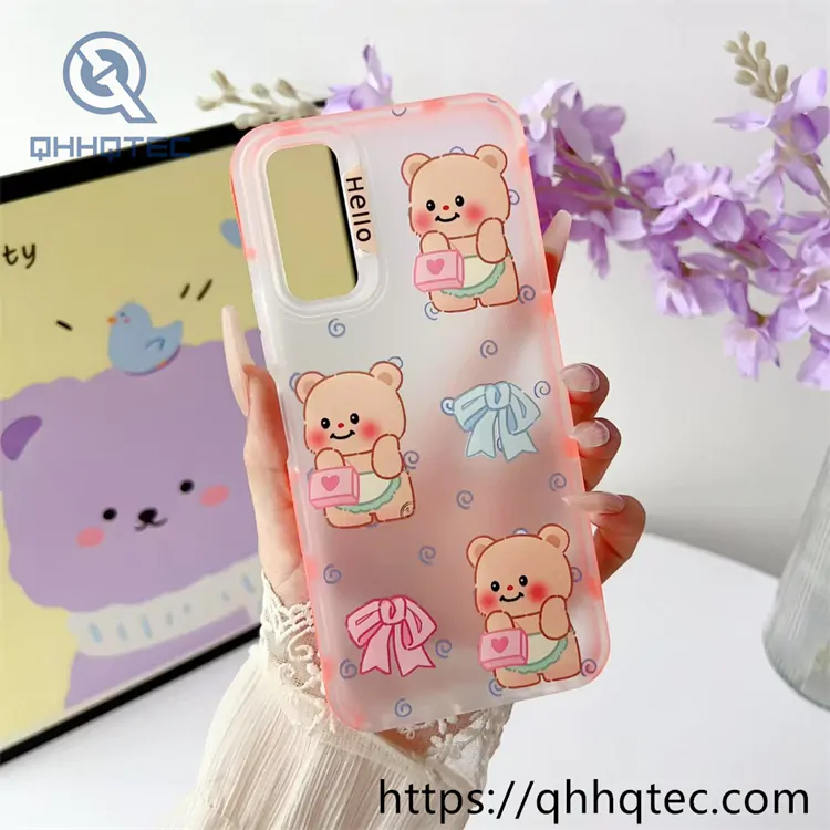 colorful cartoon paintings phone case