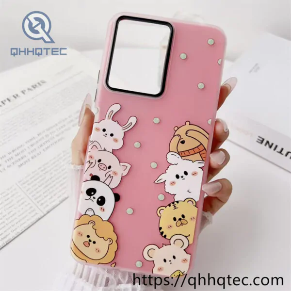 colorful cartoon paintings hello phone case (复制)