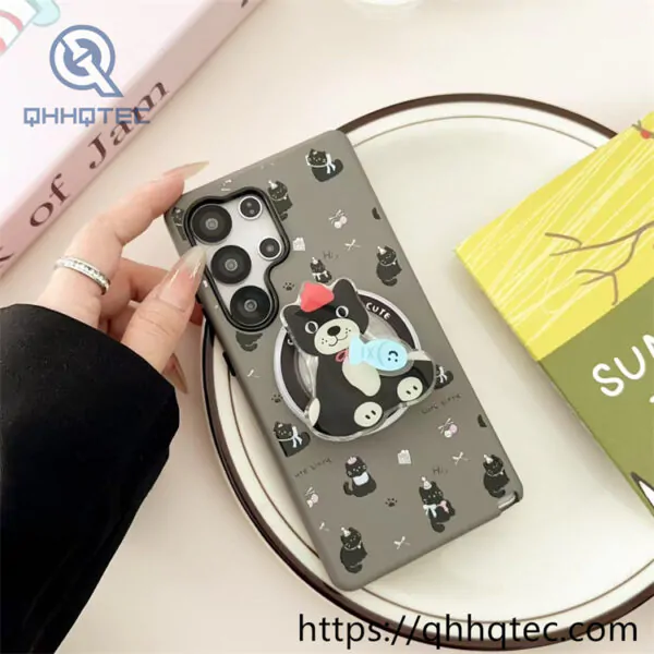 candy color magsafe case with animal bracket (复制)