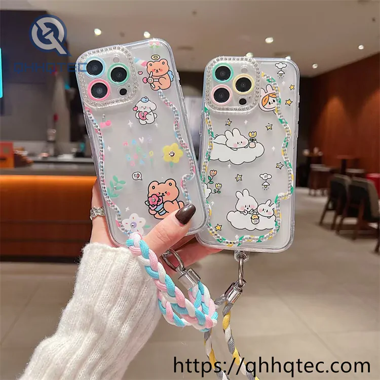 line wrap colorful paintings diamond 360 case