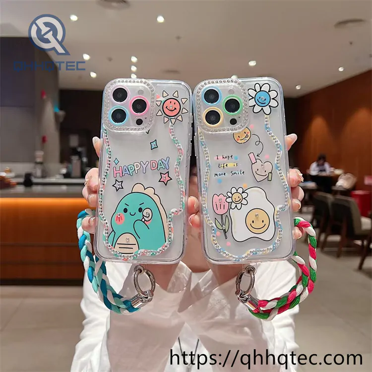 line wrap colorful paintings diamond 360 case