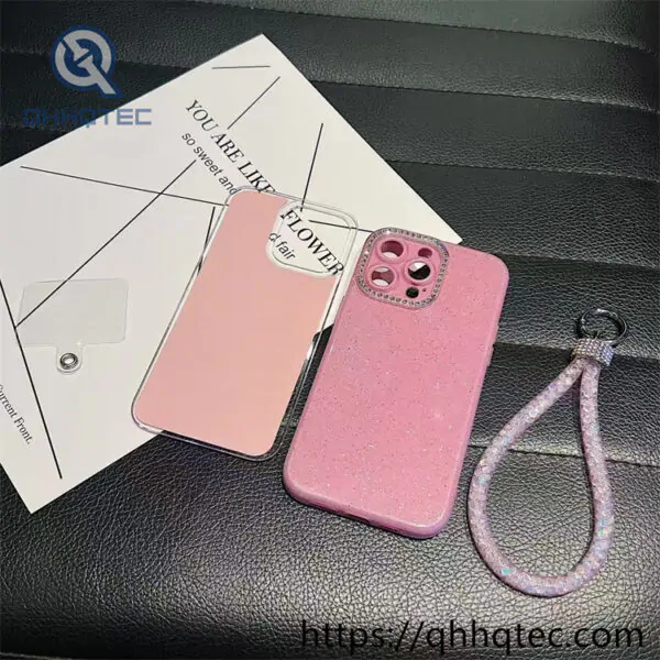 striped plaid design 2 in 1 360 glitter case (复制)