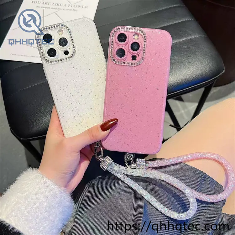 striped plaid design 2 in 1 360 glitter case (复制)