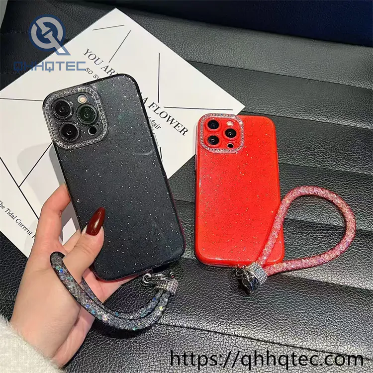 striped plaid design 2 in 1 360 glitter case (复制)